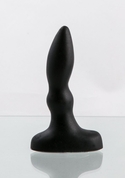 Черный анальный стимулятор Beginners p-spot massager - 11 см. - фото, цены