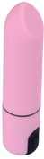 Розовая гладкая коническая вибропуля - 8,5 см. - фото, цены