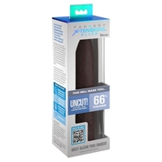 Коричневая насадка-удлинитель Uncut Silicone Penis Enhancer - 17,8 см. - фото, цены