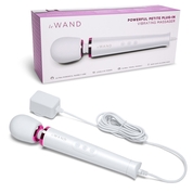 Белый проводной вибратор Le Wand Petite Vibrating Massager - 25 см. - фото, цены