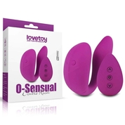Фиолетовый вибратор для пар O-Sensual Double Rush - фото, цены