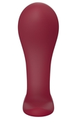 Бордовая анальная пробка Bootie M - 9,3 см. - фото, цены