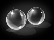 Стеклянные вагинальные шарики Glass Ben-Wa Balls - фото, цены