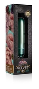 Зеленый мини-вибратор Touch of Velvet - 10,3 см. - фото, цены