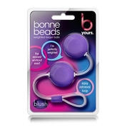 Фиолетовые вагинальные шарики Bonne Beads - фото, цены