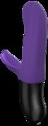Фиолетовый пульсатор с клиторальным лепестком Bi Stronic Fusion - 21,5 см. - фото, цены