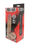 Реалистичный фаллоимитатор Realstuff 6.5inch Dong W. Scrotum - 16,5 см. - фото, цены