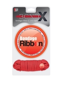 Набор для фиксации Bondx Bondage Ribbon Love Rope: красная лента и веревка - фото, цены