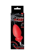 Красная насадка для душа Hydroblast 4inch Buttplug Shape Douche - 10,2 см. - фото, цены
