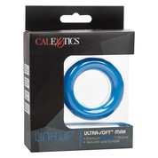 Синее эрекционное кольцо Link Up Ultra-Soft Max - фото, цены