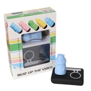 Голубой вибростимулятор Beat Up Vibes - фото, цены