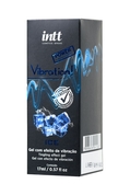 Жидкий массажный гель Vibration Extra-strong Ice с охлаждающим эффектом и эффектом вибрации - 17 мл. - фото, цены