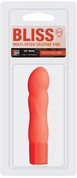 Оранжевый мини-вибратор Neon Bliss Vibrator - 9 см. - фото, цены