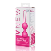 Розовые вагинальные шарики Vnew level 2 - фото, цены