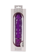 Фиолетовый вибратор-реалистик Abia Kratos - 17,8 см. - фото, цены