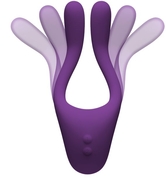 Фиолетовый вибростимулятор Bendable Multi Erogenous Zone Massager with Remote - фото, цены
