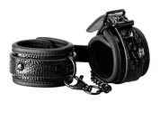 Черные наручники с цепочкой - фото, цены