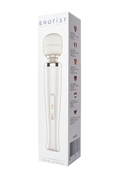 Белый вибратор-жезл Super massager - 32 см. - фото, цены