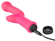 Розовый G-стимулятор с вибрацией Power Vibe Nubby - 18 см. - фото, цены