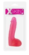 Розовый фаллоимитатор Xskin 7 Pvc Dong - 18 см. - фото, цены