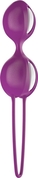 Фиолетовые вагинальные шарики Smartballs Duo - фото, цены