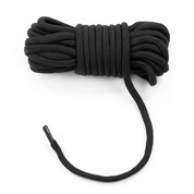 Черная верёвка для любовных игр - 10 м. - фото, цены