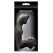 Малый черный анатомический вибростимулятор Renegade Vibrating Massager I - фото, цены