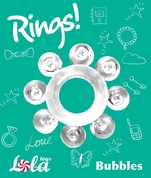 Прозрачное эрекционное кольцо Rings Bubbles - фото, цены