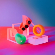 Набор из 3 разноцветных эрекционных колец Kit Neon Ring - фото, цены