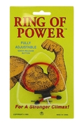 Красно-чёрное эрекционное кольцо с утяжкой Ring Of Power Adjustable Ring - фото, цены