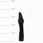Чёрная рука для фистинга - 37 см. - фото, цены