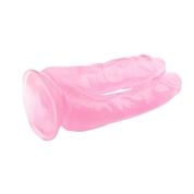 Розовый анально-вагинальный фаллоимитатор 14 Inch Dildo - 18 см. - фото, цены