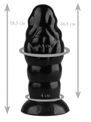 Черная фантазийная пробка - 18,5 см. - фото, цены
