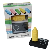 Жёлтый вибростимулятор Beat Up Vibes - фото, цены