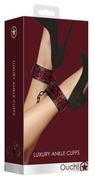 Красно-черные поножи Luxury Ankle Cuffs - фото, цены