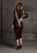 Эффектное длинное платье Carme Xi Dress with Turtleneck - фото, цены