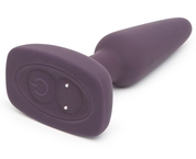 Фиолетовая вибровтулка Feel So Alive Rechargeable Vibrating Pleasure Plug - 14 см. - фото, цены