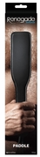 Черная плоская шлепалка Bondage Paddle - 31,7 см. - фото, цены