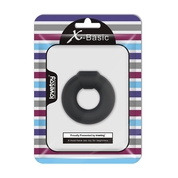 Черное эрекционное кольцо Ultra Soft Platinum Cure Silicone Cockring - фото, цены