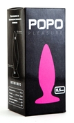 Розовая анальная втулка Popo Pleasure - 8,5 см. - фото, цены