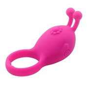 Розовое виброкольцо на пенис Rascal - фото, цены
