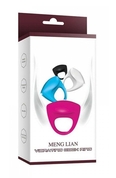 Белое эрекционное виброкольцо Meng Lian - фото, цены
