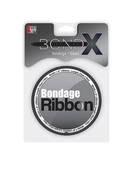 Чёрная лента для связывания Bondx Bondage Ribbon - 18 м. - фото, цены
