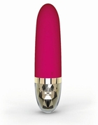 Ярко-розовый водонепроницаемый вибратор Sleak Freak - 14,5 см. - фото, цены