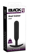 Черная утяжеленная анальная пробка Anal Trainer Small - 16 см. - фото, цены