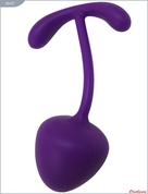 Фиолетовый вагинальный шарик Sweet Apple - фото, цены