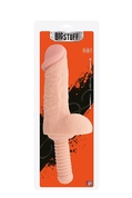 Телесный фаллоимитатор-гигант с рукоятью Bigstuff Dong With Handle 9.5inch - 24 см. - фото, цены