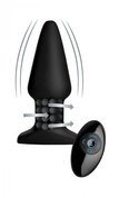 Черная анальная пробка Model R Smooth Rimming Plug with Remote - 14,2 см. - фото, цены