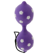 Фиолетовые вагинальные шарики Duo Balls - фото, цены