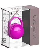 Ярко-розовый клиторальный стимулятор Cute Bullet - фото, цены